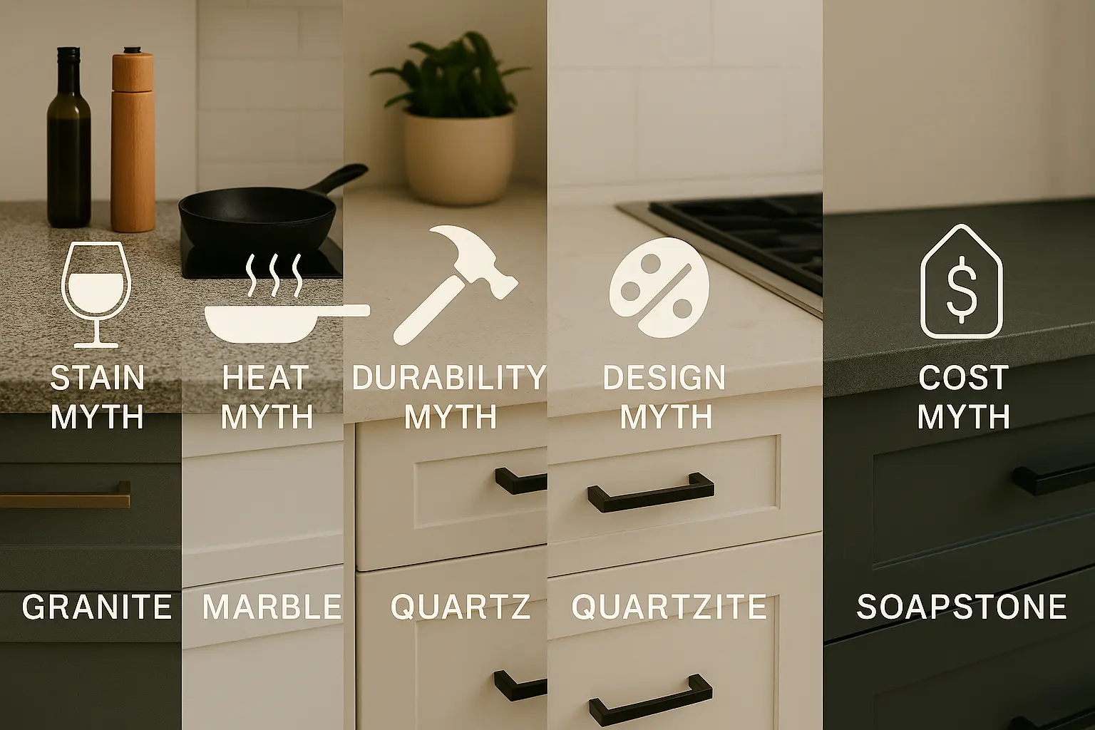 5 types of stones and myths