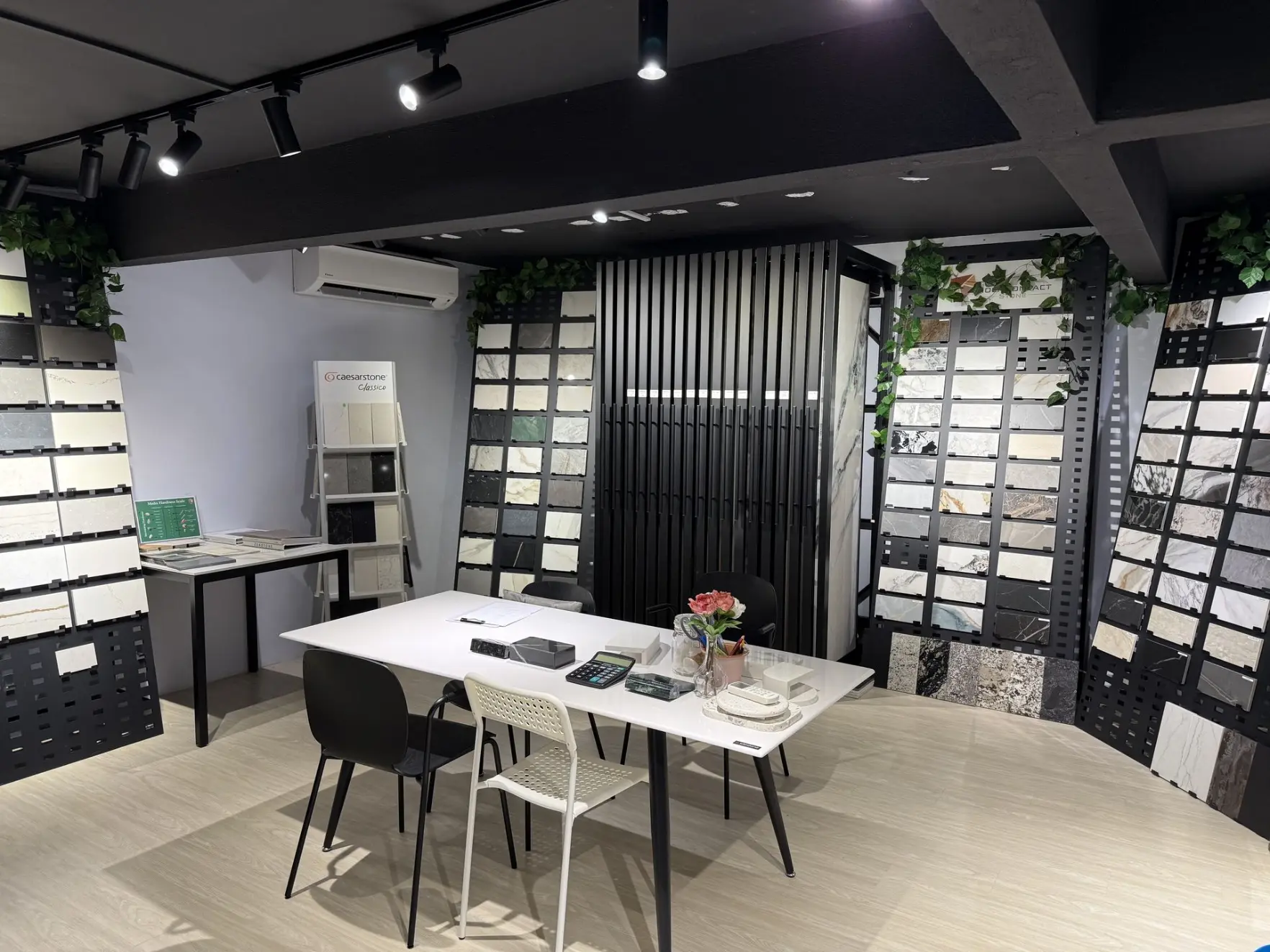 Visit Sinno Stone showroom in Shah Alam Selangor to view quartz samples