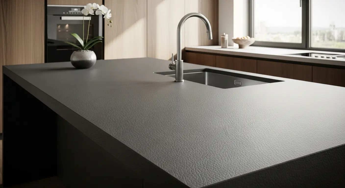 leather textured quartz surface